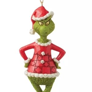 Jim Shore The Grinch Collection Hands On Hips Ornament, 2025 New In Box!!